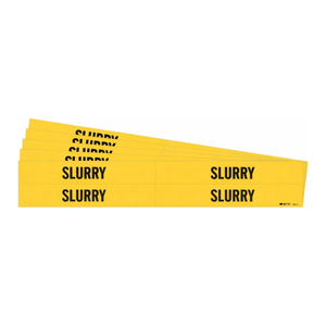 Marqueur de tuyau flexible Brady SLURRY pour l'identification des tuyaux industriels résistants aux produits chimiques - Product Image 3