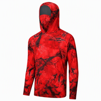 Maillot de pêche personnalisé pour homme 100 % polyester imprimé par sublimation, à manches longues, pour tournoi de pêche au bar, respirant et à séchage rapide