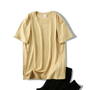 Camiseta personalizada de alta calidad con logotipo bordado, ropa informal para hombre, camiseta de manga corta de algodón grueso, camiseta de secado rápido para hombre - Product Image 3