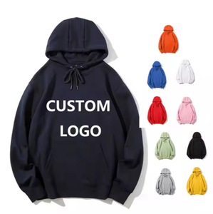 Sudadera con Capucha Personalizada para Hombre 2026, Sudadera Extra Grande de Color Sólido, Felpa de Algodón, Informal, con Bolsillo, para Otoño - Product Image 1