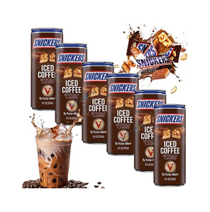 Auténtico Café Helado Snickerss con Sabor a Chocolate, Caramelo y Cacahuete, 12 Botellas de 13.7 Fl Oz, Listo para Beber, Suministro al por Mayor - Product Image 1
