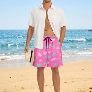OEM Breathable and Comfortable 100% Polyester Mens Mesh Shorts Designed With 5-inch Inseam Men's Custom Mesh Knee Length Shorts - Product Image 3
