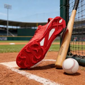 Scarpe da Baseball ad Alte Prestazioni con <span class=keywords><strong>Suola</strong></span> in TPU, Cuscinetto in <span class=keywords><strong>Gel</strong></span>, Resistenti allo Scivolamento, Flessibili e Antiurto - Product Image 3
