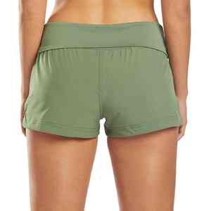 Shorts de plage pour femmes, style tendance, logo personnalisé imprimé, texture douce et respirante, intérieur en maille, respectueux de la peau - Product Image 5