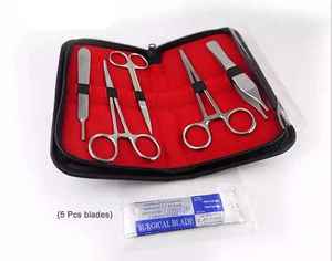 Kit de Suture Médicale Chirurgicale de Qualité Supérieure avec Plaque de Suture en Silicone à 3 Couches et Plaies Pré-découpées, Incluant des Instruments Médicaux - Product Image 4