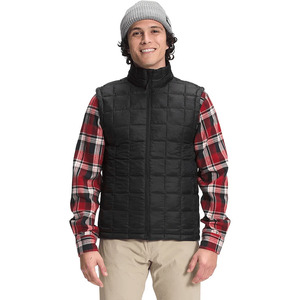 Chaleco Acolchado Negro Impermeable y Transpirable, Casual, Talla Grande, Ligero, Sin Mangas, para Primavera/Invierno - Product Image 4