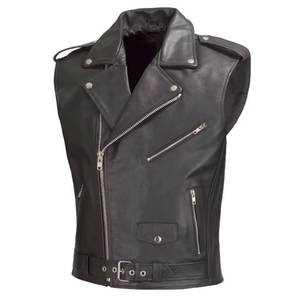 Nouveau Gilet en Cuir pour Homme avec Poches Discrètes, Gilets Personnalisés pour Adultes, Gilets en Cuir Marron Vintage, Vestes en Cuir - Product Image 1