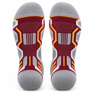 Men's Thick Crew Athletic <b>Socks</b> <b>Wool</b>/Nylon Jacquard Knitted Solid Quick Dry Anti-Bacterial Winter Maroon Gray Yellow - Product Image 5