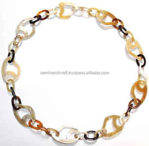 Colliers en corne pour filles et femmes bijoux naturels écologiques corne de boeuf de buffle colliers pour filles et femmes bijoux - Product Image 1