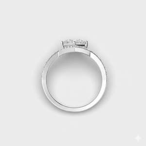 Bague de mariage pour femme en argent sterling 925, diamant de laboratoire 1,70 carat, plaqué rhodium, certifiée CMA, micro-pavé, OEM, la plus vendue - Product Image 4