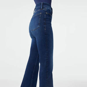 Pantalon cargo en jean personnalisé pour femme, 100 % polyester, taille haute, respirant, décontracté, peint, OEM ODM, vente en gros, qualité supérieure - Product Image 6