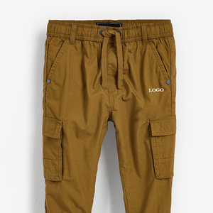 Kids Cargo Pants New Fashionable Jogger Pants kids Zipper Fly boys pant Solid Color Loose <b>little</b> boy Jogger Kids Cargo Pants - Product Image 3