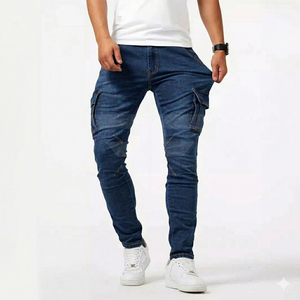 Pantalones Casuales de Trabajo para Hombre de Alta Calidad, Más Vendidos, Tela Oxford, Multibolsillos, Ligeros, Transpirables y Ecológicos - Product Image 1