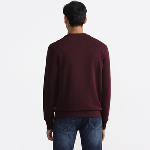 Sweat-shirt à capuche personnalisé de haute qualité en gros, 100 % coton molletonné, anti-boulochage, design uni, col rond unisexe - Product Image 5