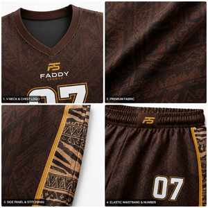 Ensemble de maillot et short de basketball personnalisé par sublimation pour hommes, respirant, séchage rapide, tenue de sport d'équipe - Product Image 4