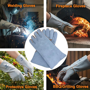 Gants de travail en cuir de sécurité avec emballage personnalisé, multifonctionnels et résistants, gants de sécurité à doigts entiers - Product Image 6