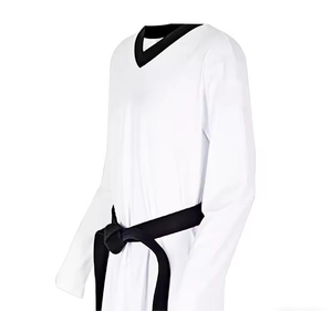 Uniformes de Taekwondo Blancos Personalizados Tkd Customs, Uniformes de Karate Wtf, Ropa de Judo Dobok, Uniformes de Manga Larga Unisex para Niños y Adultos - Product Image 4