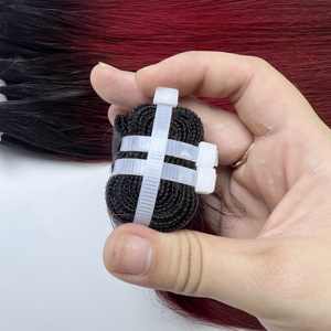 100% paquets de cheveux bourgogne bruts 8-40 pouces extensions de cheveux raides en os de couleur de luxe vierges sans enchevêtrement super double dessiné - Product Image 4