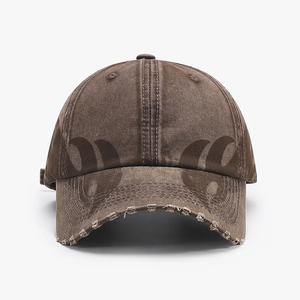 Casquette de baseball unisexe en coton lavé, 6 panneaux, réglable, style vintage, pour adultes, usage décontracté, toutes saisons - Product Image 1