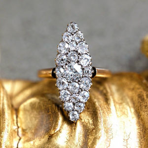 IGI/GIA Lab Grown Cut Diamond Vintage 14k jaune mariage/bague de fiançailles unisexe or blanc fin pour anniversaire fête-digne - Product Image 4