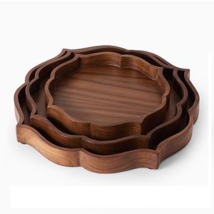 Nueva bandeja de madera multiusos de moda, adecuada para chocolates, nueces, postres y como decoración para la mesa central. - Product Image 1