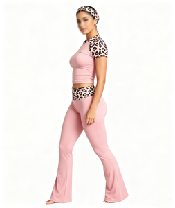 Wholesale Women's <b>Jumpsuit</b> Set Casual Wide Leg Long Sleeve Playsuit Elegant Party Clubwear High Waisted Body Shaper Overall - Product Image 2