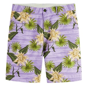 Nouveauté 2026 – Short floral personnalisé pour homme, style décontracté, idéal pour la plage, fournisseur OEM ODM - Product Image 1
