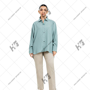 Cotton-Linen Blend Solid Shirt Turn-down Collar Single Button Regular Fit Lightweight Breathable Casual Unisex shirt - Product Image 6