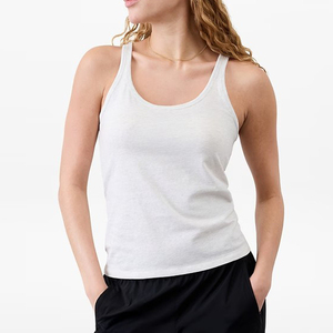 Camiseta sin mangas de algodón para mujer, chaleco informal de verano, suave, cómodo, transpirable, ajustado, tops básicos para damas, ropa al por mayor M - Product Image 5