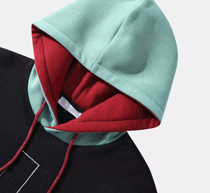 Sweat-shirts à capuche unis pour hommes, prix de gros abordable, en molleton épais, chauds pour l'hiver, modèles de vêtements pour hommes - Product Image 3