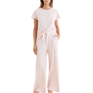 Direct Manufacturer Polyester Cotton Women's Pajamas Comfortable Casual Sleepwear OEM ODM Supplier - Product Image 4