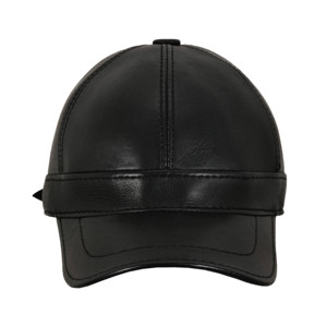 Premium Genuine Napa Leather Winter Ear Flaps Baseball Cap Adjustable Leather Aviator Hat Warm Outdoor Leather Cap Manufacturer - Product Image 4