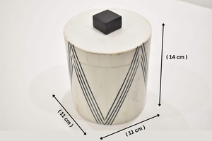 Boîte de rangement à bijoux multifonctionnelle élégante en résine et MDF, organisateur de vanité haut de gamme, fournisseur indien, en vente - Product Image 4