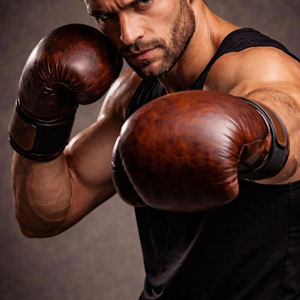 Top Ranking Boxing Training Gloves Breathable Sparring Training Durable Adult Competition Gloves Custom Logo Hook & Loop Closure - Product Image 4