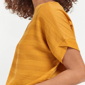 Camisetas Clásicas para Mujer, Tejido Jersey de Algodón Peinado Suave, Ligeras y Transpirables, Ropa Casual de Verano, Mangas Cortas, Diseño de Cuello Redondo - Product Image 3