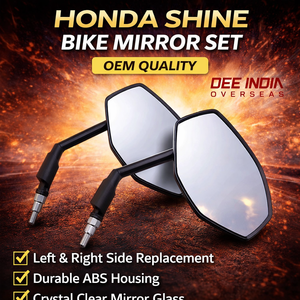 Juego de Retrovisores OEM para Motocicleta Honda Shine |   Reemplazo de Espejos Laterales Izquierdo y Derecho - Product Image 3