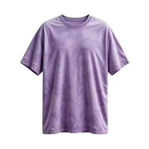 เสื้อยืดผู้ชายสไตล์วินเทจฟอกสีแบบแอซิดวอช เสื้อผ้าสตรีทแวร์ - Product Image 5