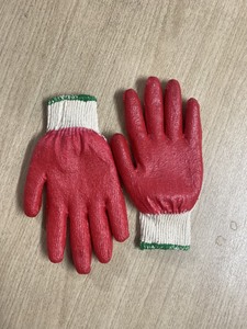 Vietnamese Rubber Coated Anti-Cut Anti-Slip Reusable Cotton Safety <b>Gloves</b> for Garden Work Hand Protection - Product Image 6
