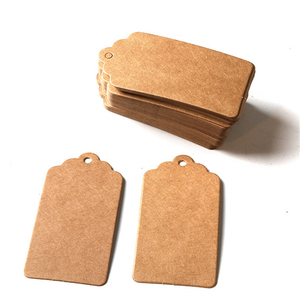 Wholesale Custom Kraft Paper Hang <b>Tags</b> Blank Gift <b>Tags</b> with String Eco Friendly Price <b>Tags</b> for Clothing Jewelry Packaging OEM - Product Image 4