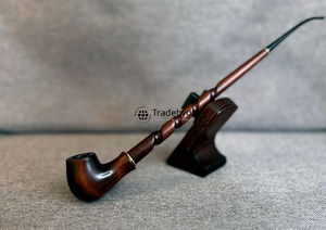 Pipa de Tabaco de Madera Ecológica Hecha a Mano con Técnica de Lacado, Accesorio Moderno para Fumar de Tradebyd - Product Image 2