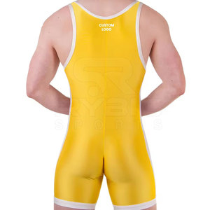 Servicio OEM con MOQ bajo: Singlets de sublimación para lucha libre, ideales para entrenamiento en el gimnasio, ejercicio y actividades al aire libre. - Product Image 3