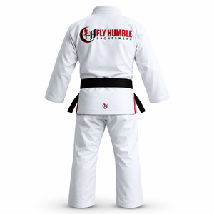 Uniforme de Karate Fly Humble SPORTSWEAR, Kimono 100% Algodón, Unisex para Adultos, Corte Regular, Transpirable, Duradero, con Logotipo Frontal - Product Image 2