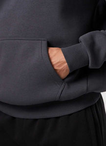 Sudadera con Capucha Oversize Gris Personalizada para Hombre, de Alta Calidad OEM, con Hombros Caídos, de Forro Polar, Poliéster/Algodón, Transpirable, Ecológica, para Invierno - Product Image 6