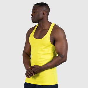 Débardeur de sport pour homme avec logo brodé sur le devant, 100% coton, respirant, séchage rapide, pour entraînement - Product Image 2