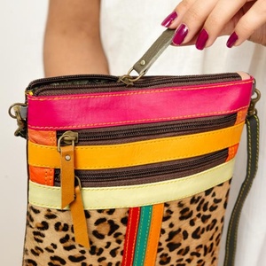LW Luxury Vintage Single Handle Bolso de hombro para mujer Multicolor Bohemio Vestido Monederos para invierno Estilo japonés Portátil Señoras - Product Image 5