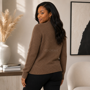 Cosh International Sisterhood Sorority Autumn Winter Cropped Knit <b>Cardigan</b> <b>Sweater</b> High Waist Solid Color Single Breast <b>Sweater</b> - Product Image 5