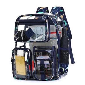 Sac à dos professionnel portable, résistant à l'eau et antivol, en PVC, pour l'été/le printemps, avec fermeture éclair et bandoulière arquée - Product Image 4