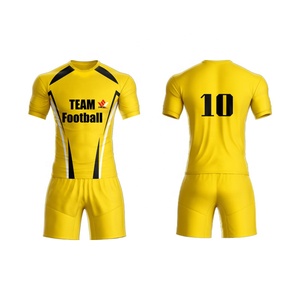 ชุดเสื้อฟุตบอลชาย แขนสั้น ระบายเหงื่อได้ดี โพลีเอสเตอร์ ทรงพอดีตัว คอวี ปรับแต่งชื่อทีมได้ น้ำหนัก 420 กรัม สำหรับทุกฤดูกาล ผู้ใหญ่ - Product Image 6