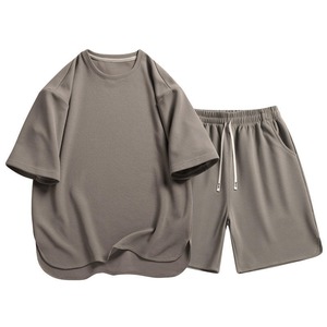 OEM Custom Fashion Men Summer <b>Set</b> Casual Men T-shirt and Shorts 2 Pieces <b>Set</b> Short Tracksuit Mens Shorts <b>Sets</b> - Product Image 5