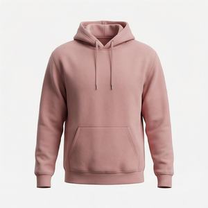 Factory Direct <b>Men</b> Solid Hooded Winter <b>Thermal</b> Hoodie Latest Style Cotton Low MOQ Private Label Basics ODM Supply Custom Color - Product Image 1